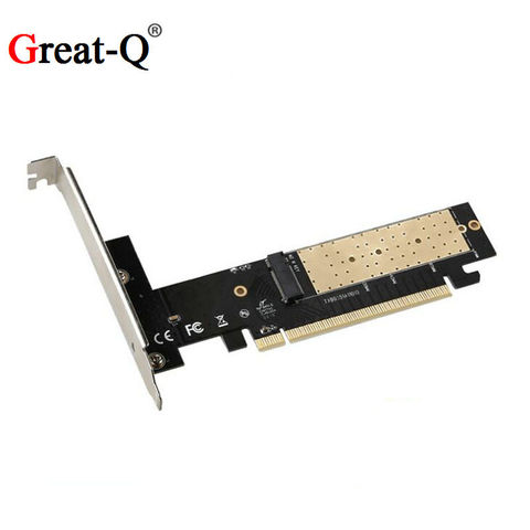 M2 Riser card PCIe X16 to M.2 SDD NVME PCI express Expansion card ► Photo 1/5