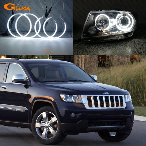 Excellent CCFL Angel Eyes kit Halo Ring Ultra bright For JEEP GRAND CHEROKEE 2011 2012 2013 Xenon headlight ► Photo 1/6