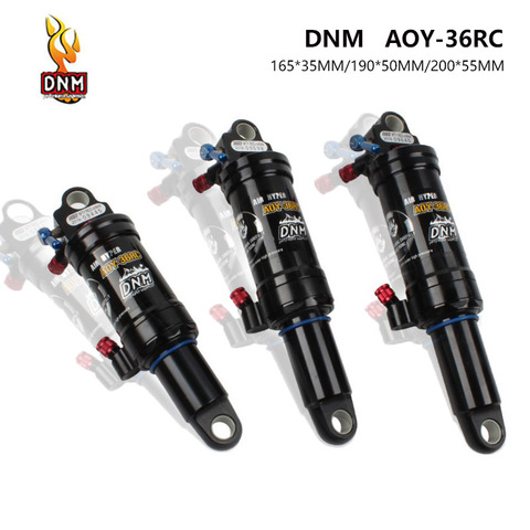 DNM AOY 36RC DOUBLE Air hyper Rear Shock Wire ontrol Hand Control 165/190/200MM Bicycle shock absorber Mountain downhill XC ► Photo 1/5