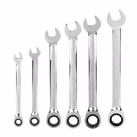 Ratchet Combination Metric Wrench Set Hand Tools Torque Gear Socket Nut Tools a set of key ► Photo 1/5