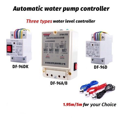 DF-96D/96DK Automatic Water Level Controller Switch 220V Tank Liquid Level Detection Sensor Porbe Water Pump Controller Control ► Photo 1/6