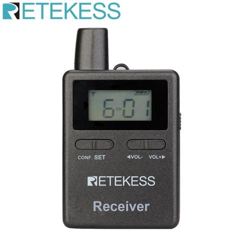 Retekess TT105 2.4GHz Wireless Receiver Tour Guide System Traveling Museum Visit Conference Simultaneous Interpretation ► Photo 1/6