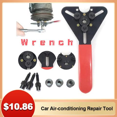 Car Air-conditioning Repair Tool Wrench A/C Compressor Clutch Remover Hand Tools Kit Hub Puller Repair Tool Car Accessories ► Photo 1/6