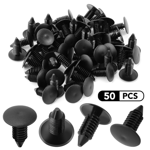 50Pcs Car Fastener 8mm Hole Clips Rivet For peugeot 307 206 308 3008 306 407 205 508 406 1007 Traveller Expert ► Photo 1/6