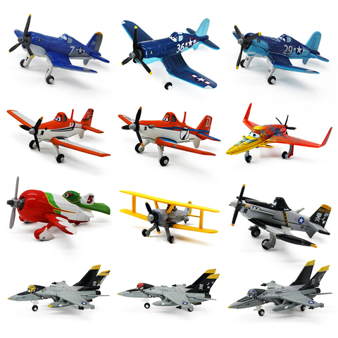 Original Disney Pixar Planes 2 No.5 Dusty Strut Jetstream 1:55 Metal Alloy Diecast Model Plane Toy For Boys Christmas Gift ► Photo 1/6