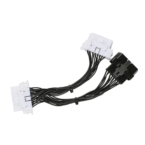 Quality A Newest OBD 2 Y Splitter Extension Cable OBD2 16PIN Male to Female ELM327 Electronic Wire Connector ► Photo 1/3