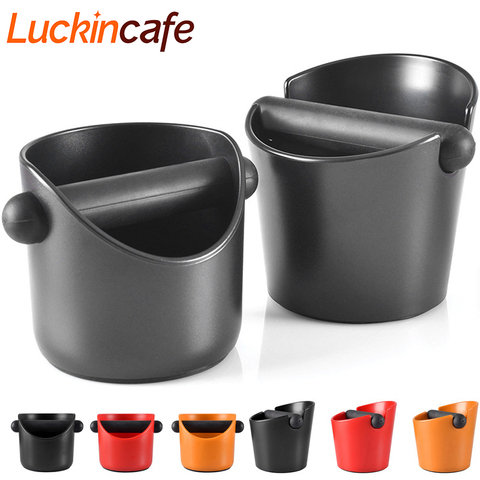 13x13x13cm Mini Coffee Tamper Knock Box ABS Deep Bent Design Coffee Slag isn't Splash Manual Grinder Household/Bar Accessories ► Photo 1/6