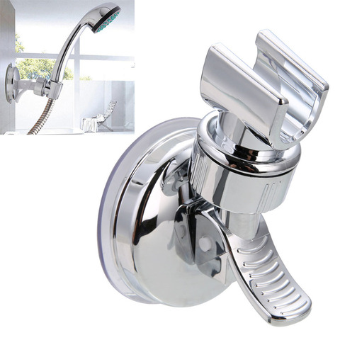 Shower Head Holder Home Hotel Bathroom Wall Mounted Adjustable Shower Spray Bracket with Vacuum Suction Cup ► Photo 1/6