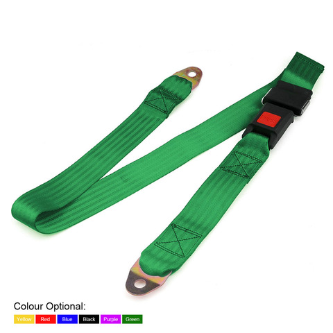 Universal Car Vehicle Seat Belt Extension Extender Strap Safety 2 Two Point Adjustable Belt     YC100742 ► Photo 1/6