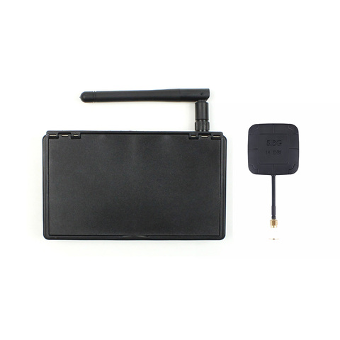 JMT 5.8G 48CH 4.3 Inch FPV Monitor With 14DBI High Gain Flat Panel FPV Antenna RP-SMA for FPV Racing Drone Quadcopter ► Photo 1/6