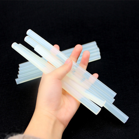 Free shipping(10PCS/Lot) Non-Toxic  11mm X190mm Adhesive Craft Sticks Hot Melt Glue Sticks Translucent Black ► Photo 1/6