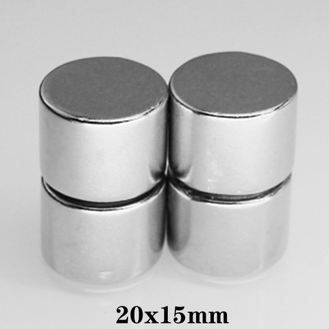 1/2/5/10/15pcs 20x15 mm Strong Permanent Magnet 20mmx15mm Bulk Round Magnets 20x15mm Neodymium Disc Magnet sheet 20*15 mm ► Photo 1/6