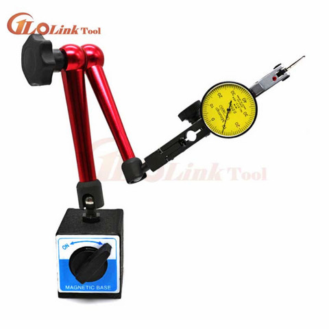 10mm Dial Indicator  Magnetic Stand Base Holder 0.8mm Dial Test Comparator For Equipment Calibration ► Photo 1/6