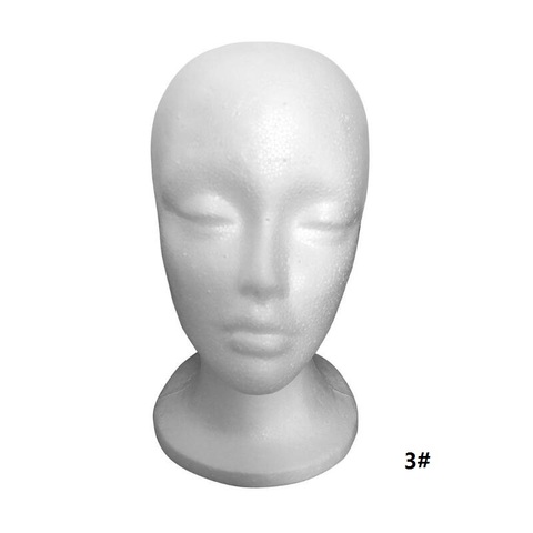 Female Mannequin Head Polystyrene Foam Hat Glasses Display Hat Wig Display Stand Rack Mannequin Manikin Head Model ► Photo 1/6