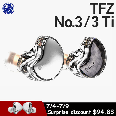 TFZ No.3 Noise Canceling Headphone Monitor Hifi Transparent Earbuds Wired Dynamic Headset Detachable Cable ► Photo 1/6