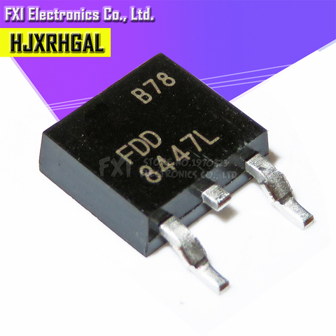 10PCS FDD8447L FDD8447 TO-252 TO252 8447 SMD MOS FET transistor New original ► Photo 1/2