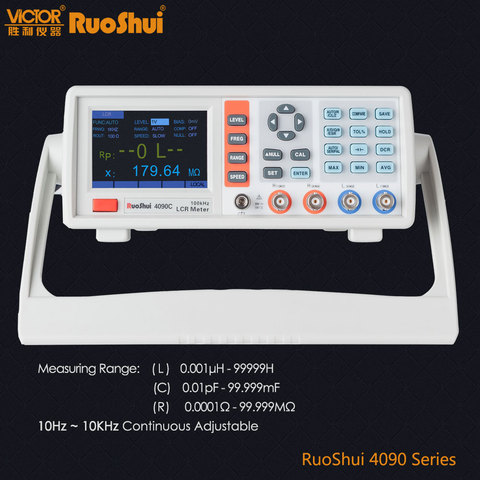 RuoShui VC4090 Series Digital Bridge Capacitance Resistance Inductance Measure LCR Meter Electrical Electronic Component Tester ► Photo 1/6