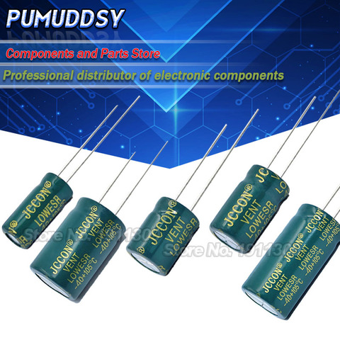 10V 16V 25V 35V 50V 400V High Frequency Low ESR Aluminum Capacitor 100UF 220UF 330UF 470UF 680UF 1000UF 1500UF 2200UF 3300UF ► Photo 1/1