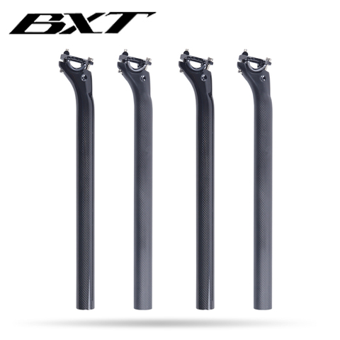 New BXT full carbon bicycle seatpost MTB road mountain bike carbon seat post seat tube 27.2/31.6*350/400 mm bicycle parts ► Photo 1/6