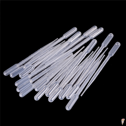 20pcs 3ml Pipettes Plastic Squeeze Transfer Disposable Pipettes Dropper Silicone Mold For UV Epoxy Resin Craft Jewelry Making ► Photo 1/6