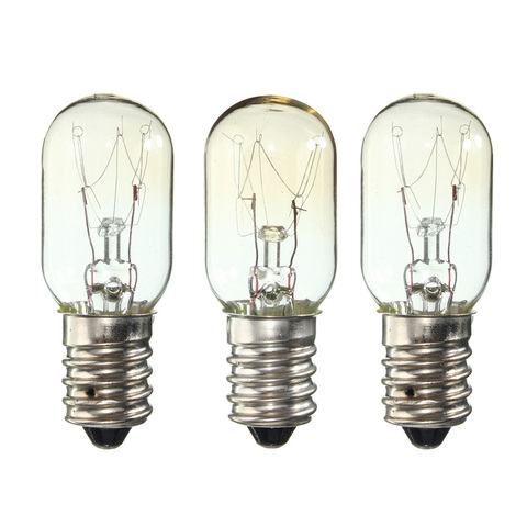 3 Pieces AC 220-230V Edison Bulb E14 15W Refrigerator Fridge Light Bulb Tungsten Filament Lamp Bulbs Warm White Ligthing ► Photo 1/5