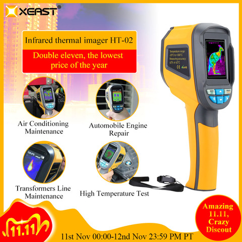 Precision Thermal Imaging Camera Infrared Thermometer Imager -20~300 Degree HT-02 2.4 Inch High Resolution Color Screen In Stock ► Photo 1/6
