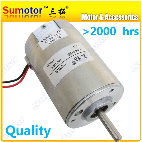 R4468 2400rpm 12V 24V 5000rpm DIY High speed Electric DC motor Durable Brush for Reversible Adjustable Scooter motor Polishing ► Photo 1/1