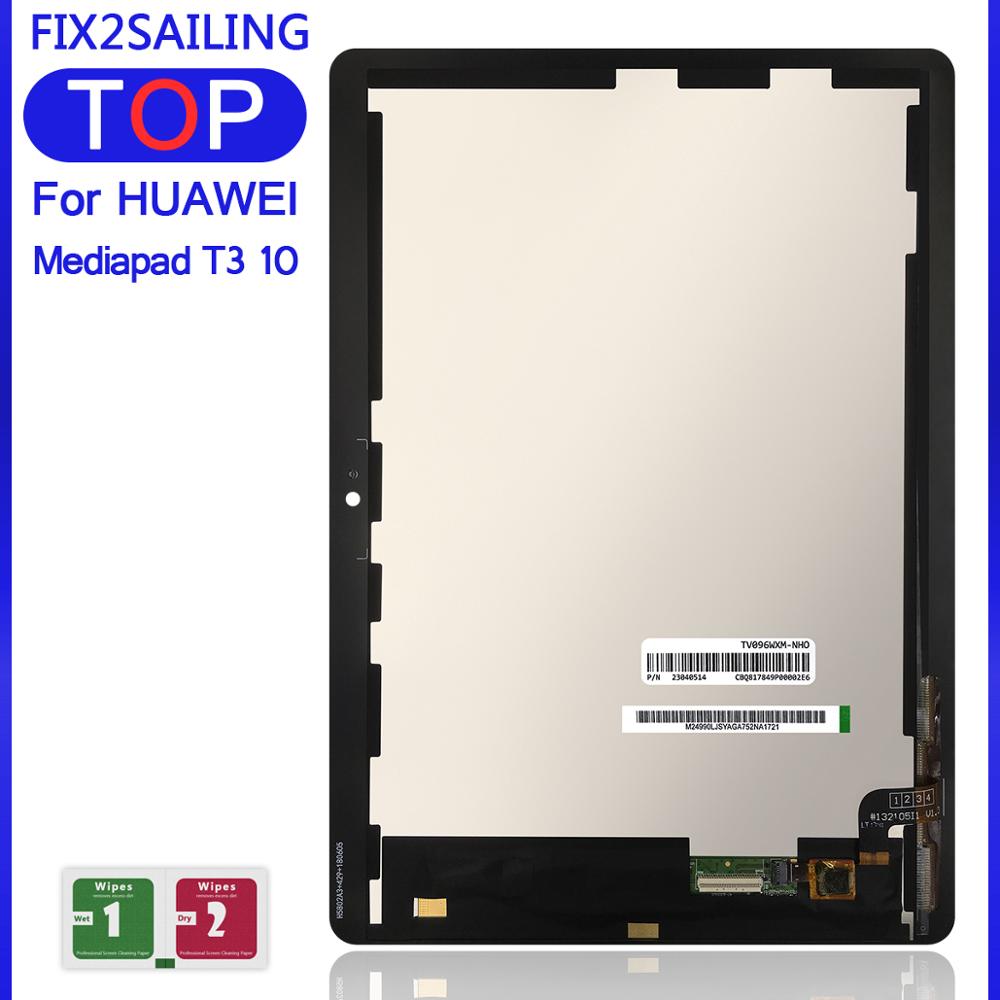 9.6 For Huawei MediaPad T3 10 AGS-L03 AGS-L09 AGS-W09 T3 LCD Display Touch  Screen Panel Assembly