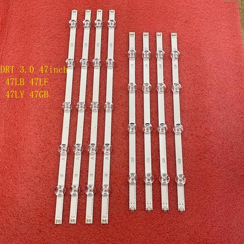 8pcs/set LED Backlight strip for LG 47LB6500 47LB5700 47LB580V 47LB5800 47LB572V 47LB570V 47LB6300 47LB5500 47LF5800 47LB585V ► Photo 1/6