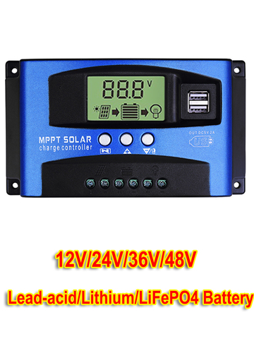 MPPT Solar Charge Controller 12V 24V 36V 48V 60V 30A 40A 50A 60A 100A  Solar Regulator Solar Light solar charger controller ► Photo 1/6