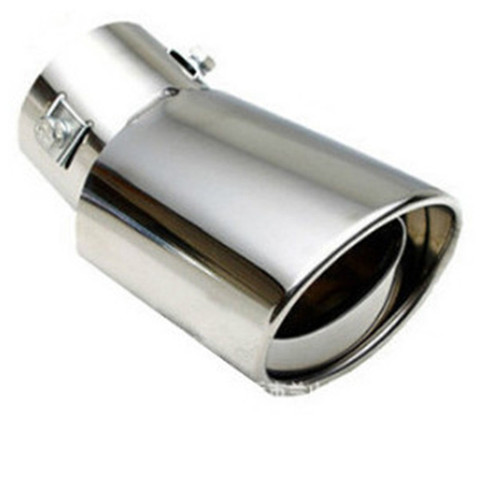 Universal Car Auto Exhaust Muffler Tip Stainless Steel Pipe Chrome Trim Modified Car Rear Tail Throat Liner Accessories ► Photo 1/6