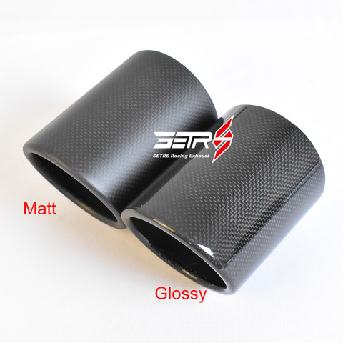 1pc Curly Full Exhaust Pipe Matt Glossy Cover Car Universal Exhaust Muffler Pipe Tip Cover Exhaust Tip Accessories ► Photo 1/6
