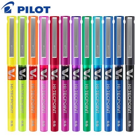 1PCS Pilot Needle Nib Liquid Ink Pens Water-based Pen Ballpoint Pen School Stationery Office Supplies Writing Pens 0.5mm BX-V5 ► Photo 1/6