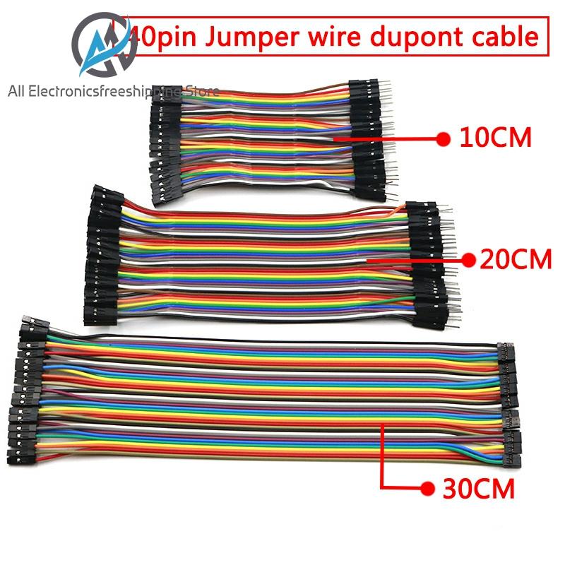 Dupont Line 10cm/20CM/30CM Male to Male+Female to Male + Female to Female Jumper Wire Dupont Cable ► Photo 1/1