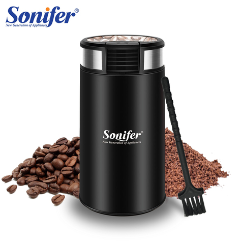 Mini Electric Coffee Grinder Maker Beans Mill Herbs Nuts Stainless Steel 220V Sonifer ► Photo 1/6