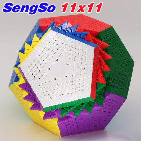 Magic cube puzzle SengSo megaminxeds Dodecahedron 12 faces high level cubes professional ► Photo 1/6