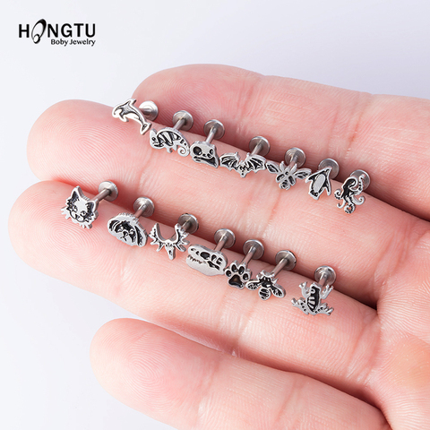 1PC 2022 New Lip Piercing Monroe Studs Labret Lip Rings Piercing 16G Surgical Steel Cartilage Tragus Piercing Earring for Women ► Photo 1/6