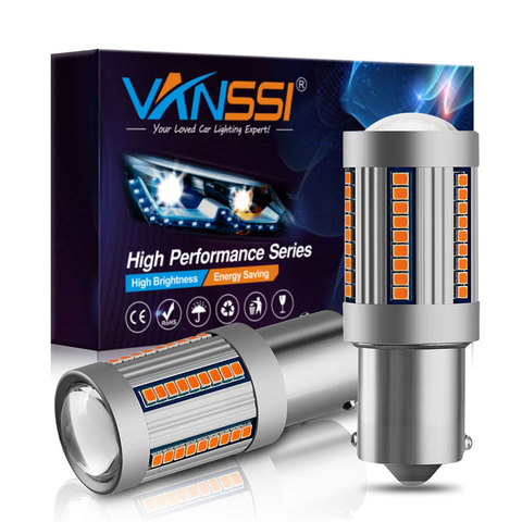 VANSSI Bau15s 7507 PY21W LED Canbus No Hyper Flash T20 7440 7440NA WY21W LED  Signal Light Bulbs Canbus Error Free Amber Yellow - Price history & Review, AliExpress Seller - Shop513155 Store