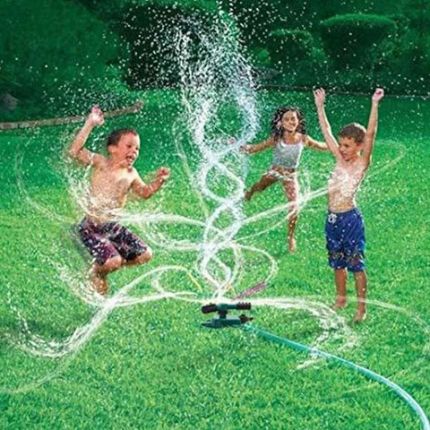 Garden Sprinklers Automatic Watering Grass Lawn 360 Degree Rotating Water Sprinkler 3 Arms Nozzles Garden Irrigation Tools ► Photo 1/6