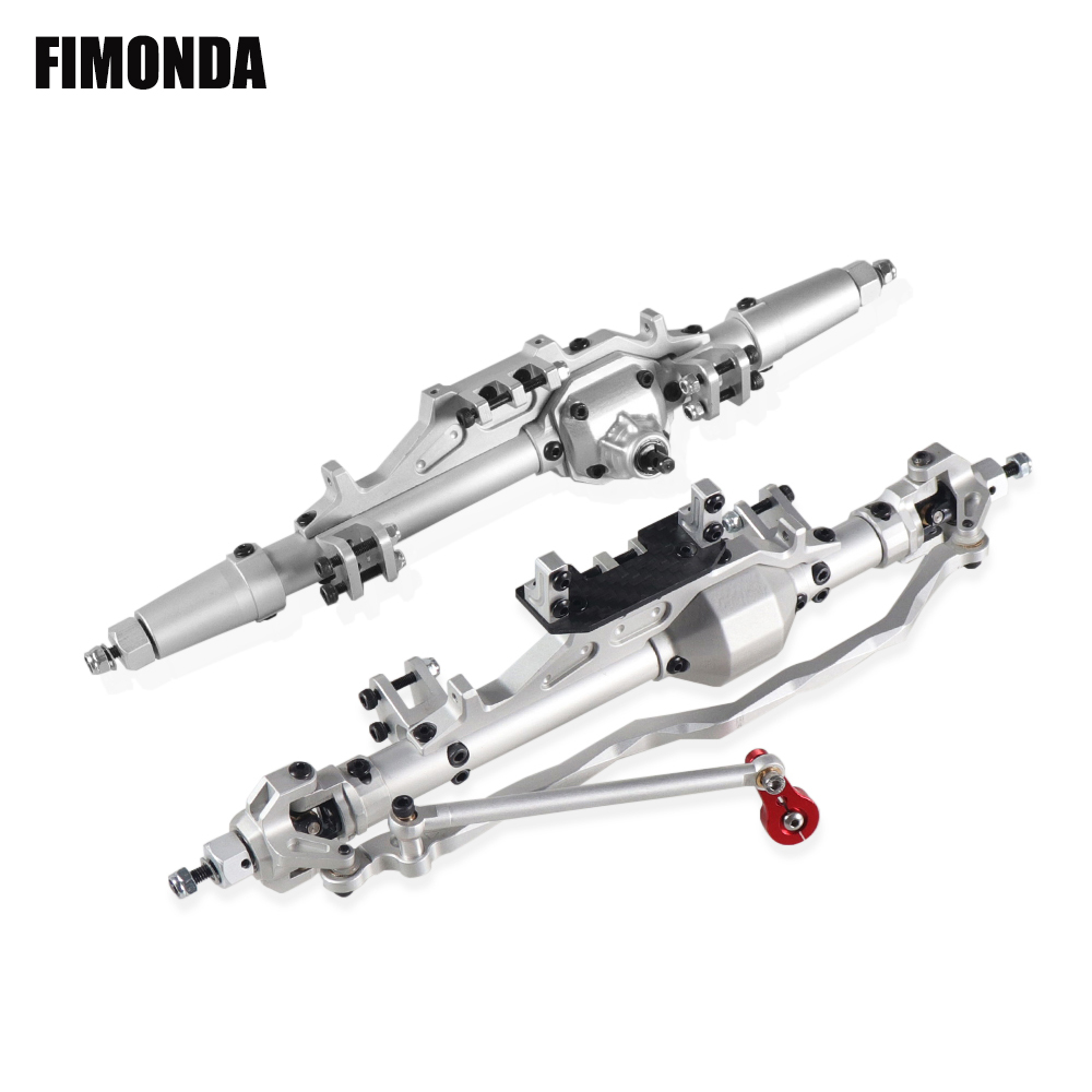 ALUMINUM ALLOY COMPLETE ASSEMBLED Front Rear AXLE For 1/10 RC AXIAL WRAITH 