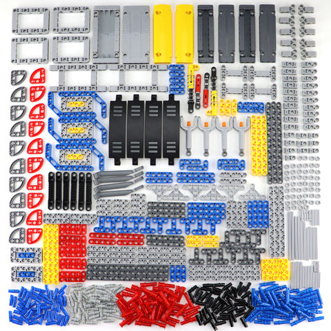 Technic Parts Bricks Pin Liftarm Studless Beam Axle Connector Panel Gear Car Toys Mindstorm Compatible Building Blocks Bulk Sets ► Photo 1/6