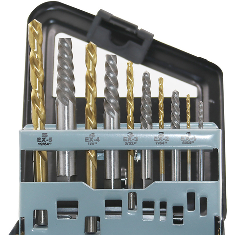 10PCS Left Hand Cobalt Drill Bit Bolt Screw Drill Bit Set With Metal Case To Collect The Tools For Electric Digital Drill Bits ► Photo 1/6