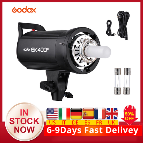 Godox SK400 II SK400II GN65 Professional Studio Flash Light Built-in 2.4G Wireless X System Control Creative Shooting SK400 2 II ► Photo 1/1