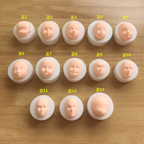 1pc 3D Baby Face Soft Clay Mold Tools Silicone Mold Cake Chocolate Candy Baking Mold Fondant Cake Decorating Tools ► Photo 1/6