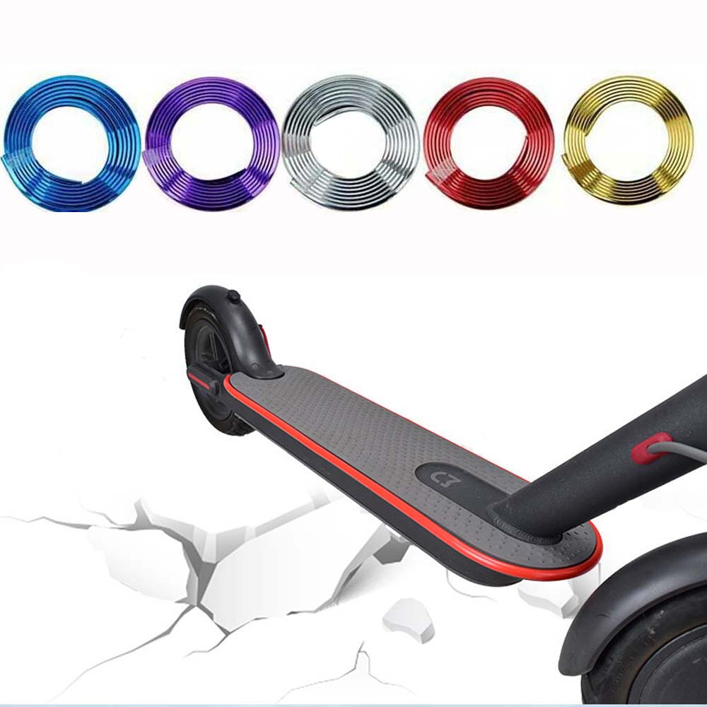 M365 Electric Skateboard Bumper Protective Scooter Body Strips Sticker Tape