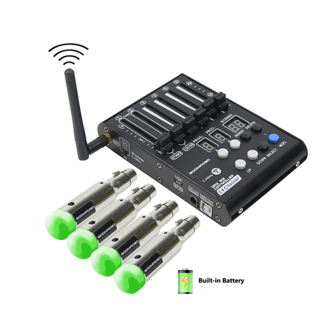 Professional Stage DJ DMX Stage Light Controller Wireless Transmitter Receiver 54channels Console Rechargeable Battery Receiver ► Photo 1/6