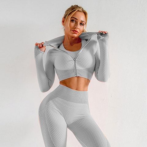 Women Yoga Set Gym Set Yoga Bra Suits Gym Clothing Sport Fitness Suit Running  Clothes Yoga Top Leggings Women Seamless Gym Suit - Price history & Review