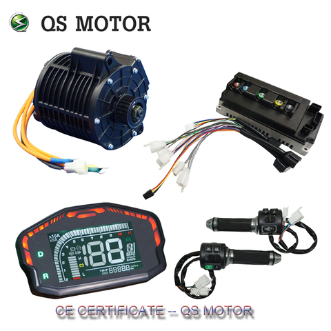 QS MOTOR 3000W Mid drive motor power train kits 72V 100kph V2 version for electric motorbike or dirty bike ► Photo 1/6