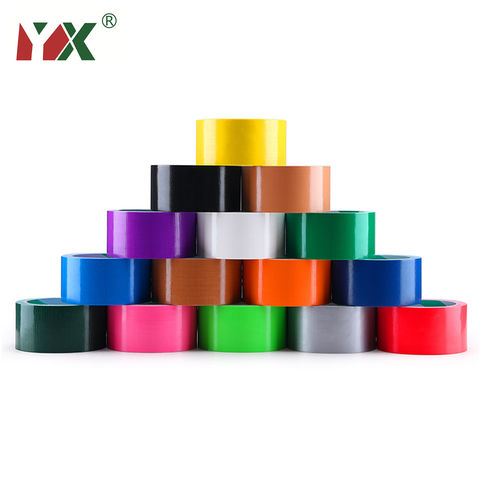 YX Color Cloth Base Tape Cloth Duct Tape Carpet Floor Waterproof Tapes High Viscosity Adhesive Tape Multicolor DIY Decoration ► Photo 1/6