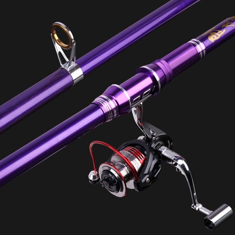 Super Hard Telescopic Spinning Pole FRP Carbon Fiber Fishing Rod Carp 2.1/2.4/2.7/3.0/3.6M Sea Surf ► Photo 1/6